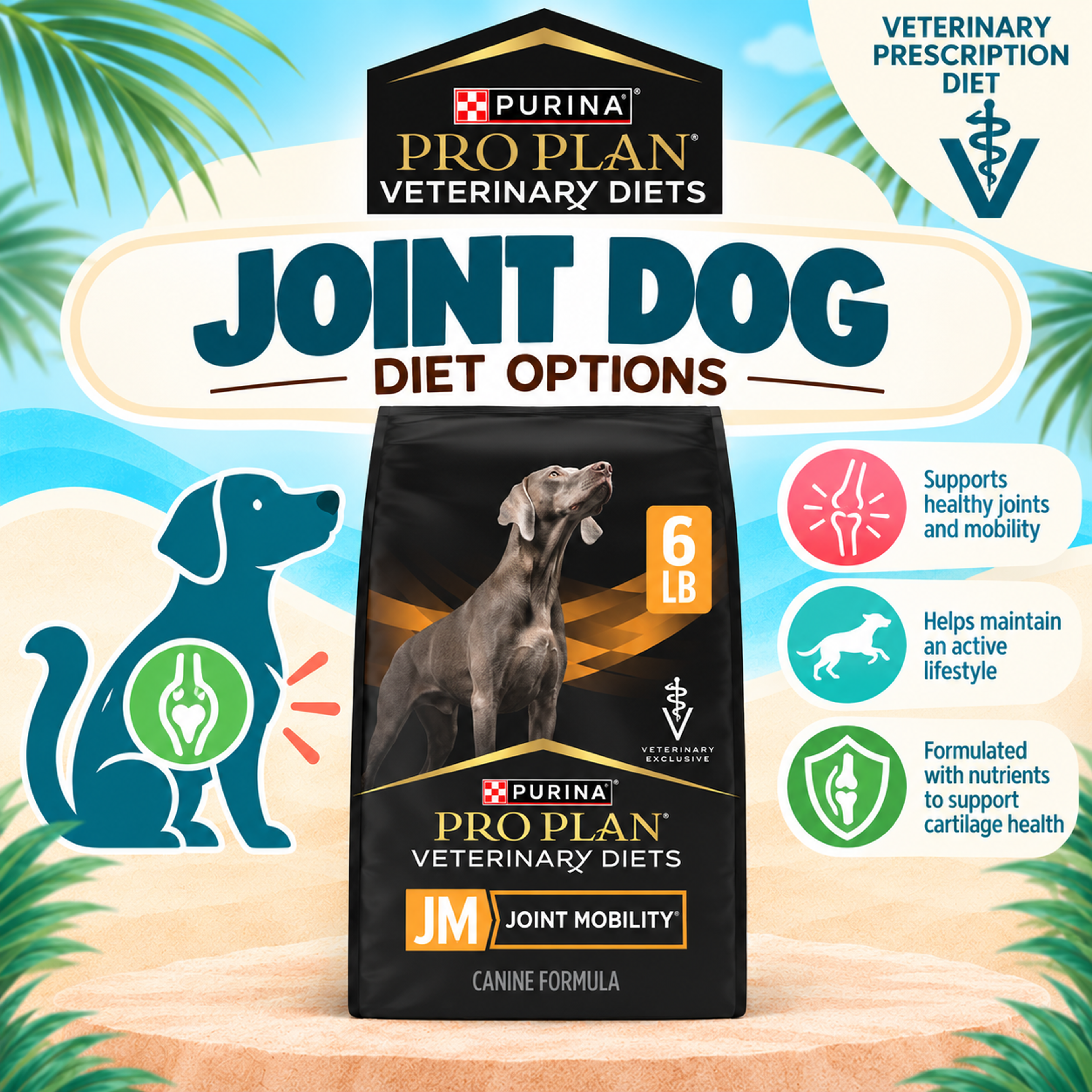 Purina Pro Plan Veterinary Diets JM Joint Mobility dry dog food