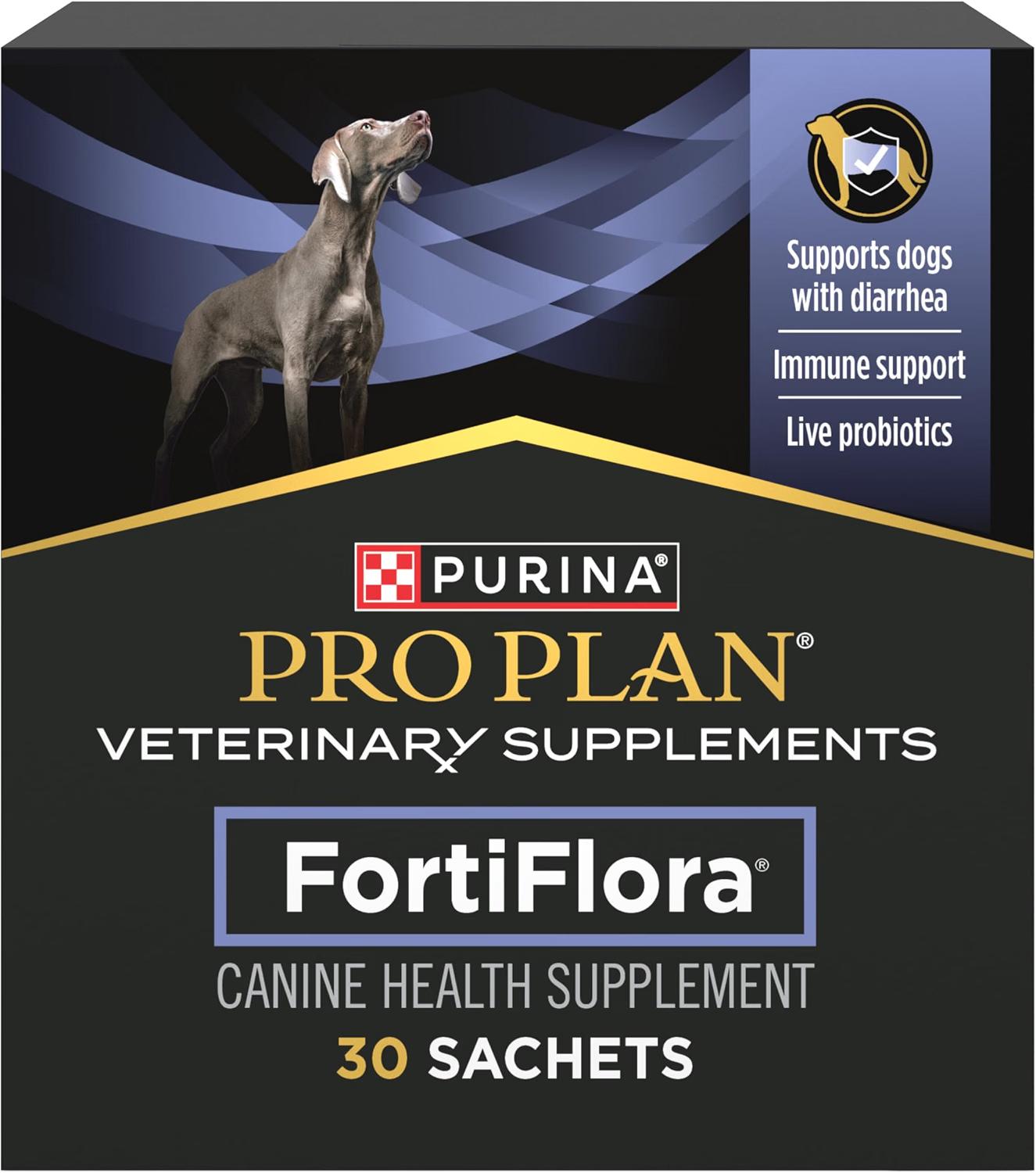 Purina Pro Plan FortiFlora probiotic supplement for dogs