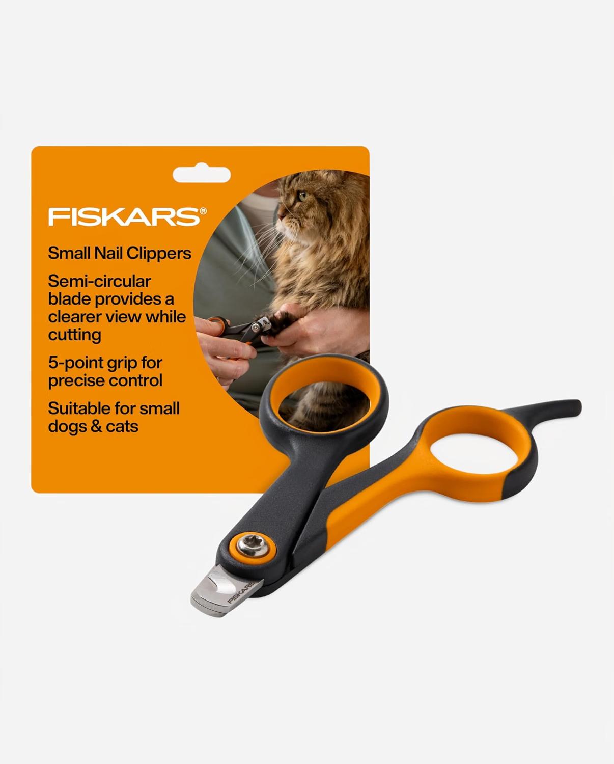 Fiskars small pet nail clippers for cats and small dogs