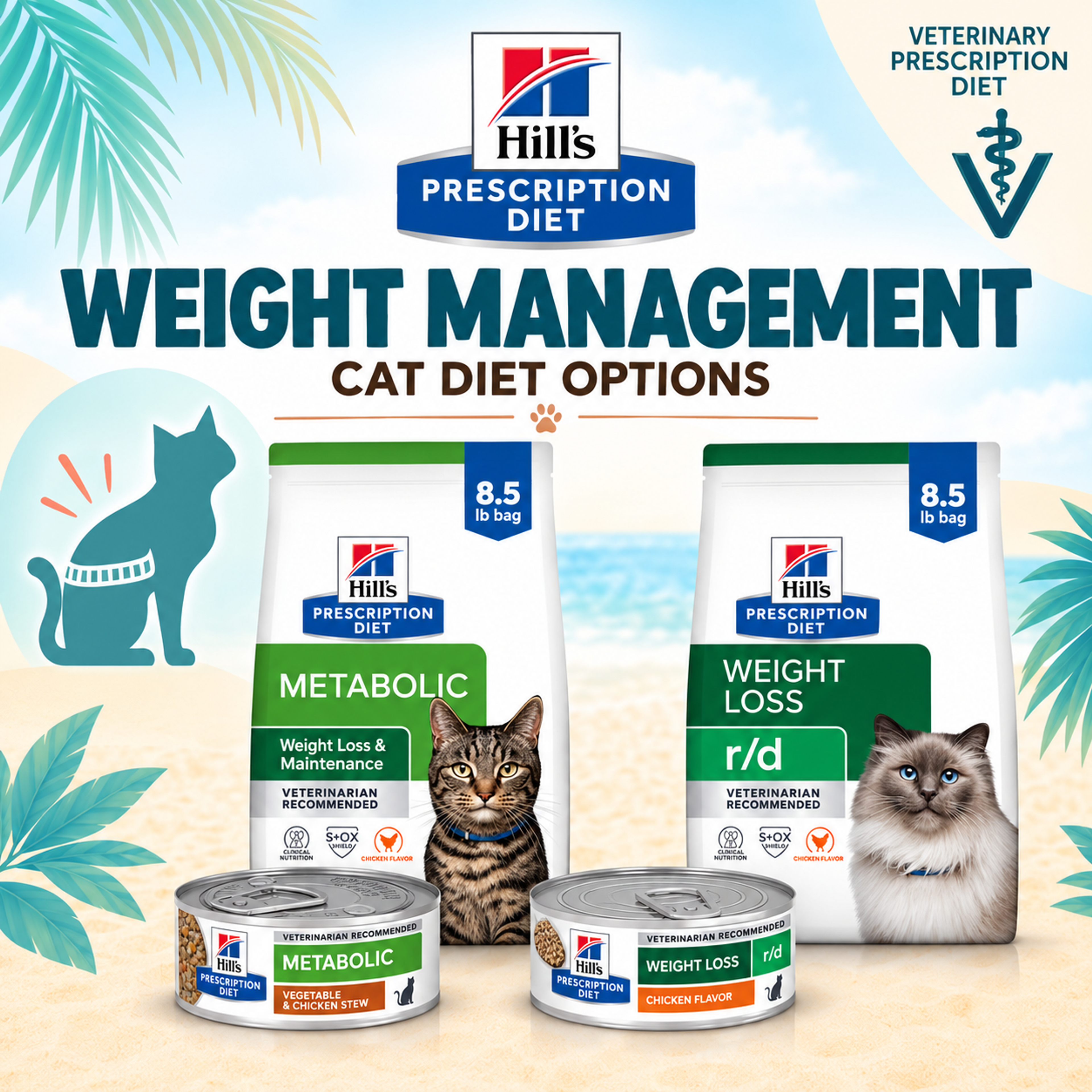 Hill’s Prescription Diet Metabolic weight management cat food