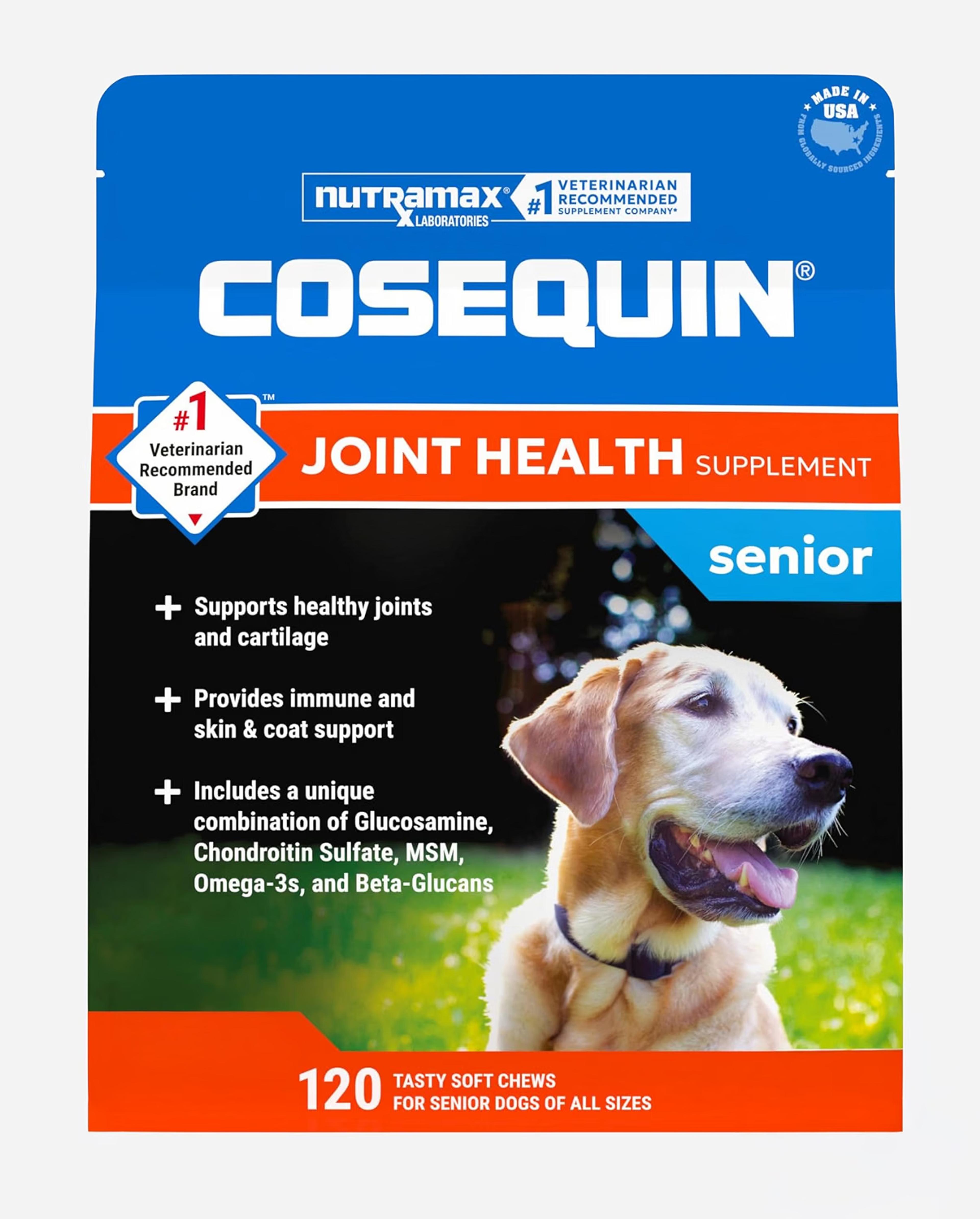 Nutramax Cosequin Senior Joint Health Supplement soft chews for dogs