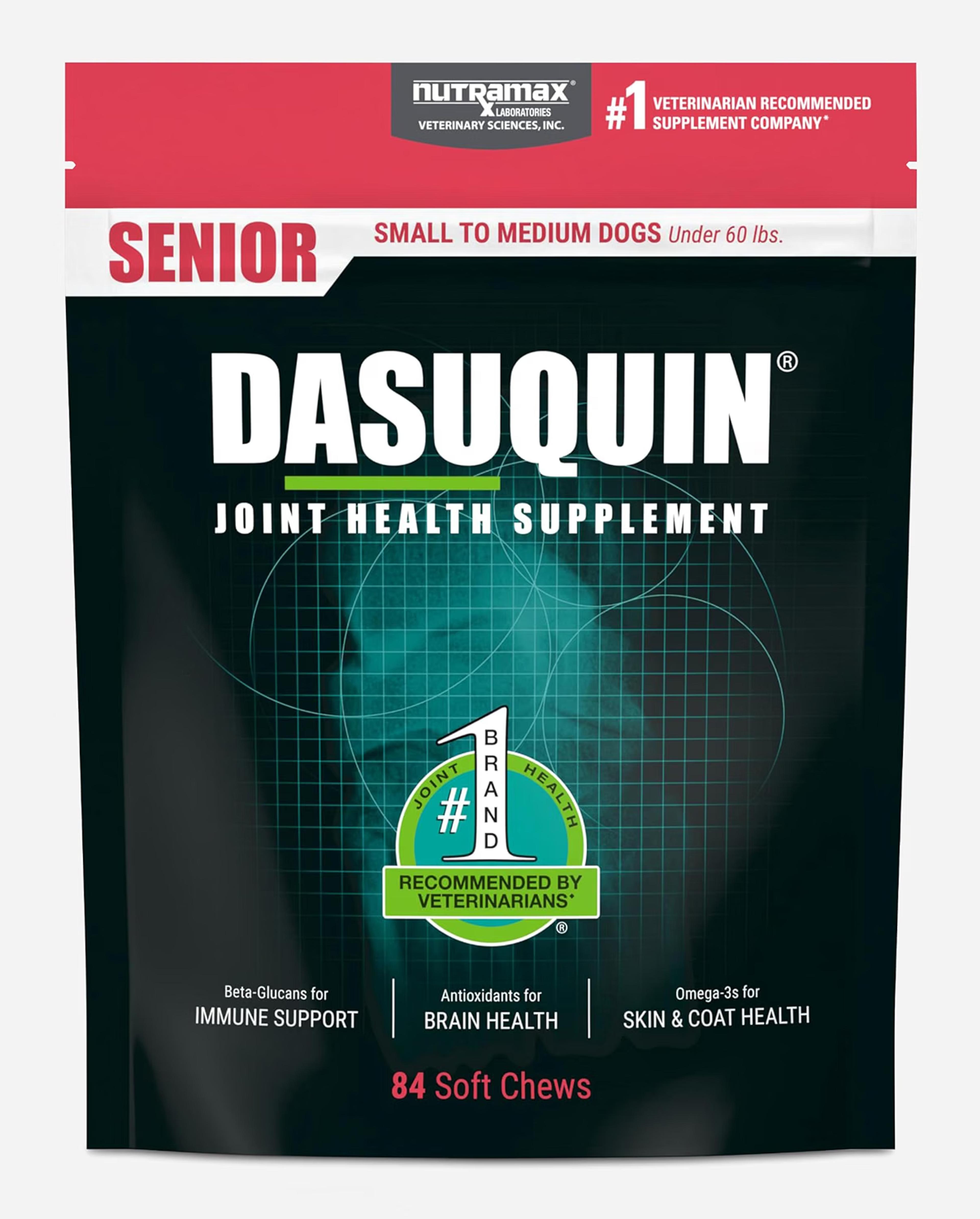 Nutramax Dasuquin Senior joint supplement soft chews for small and medium dogs