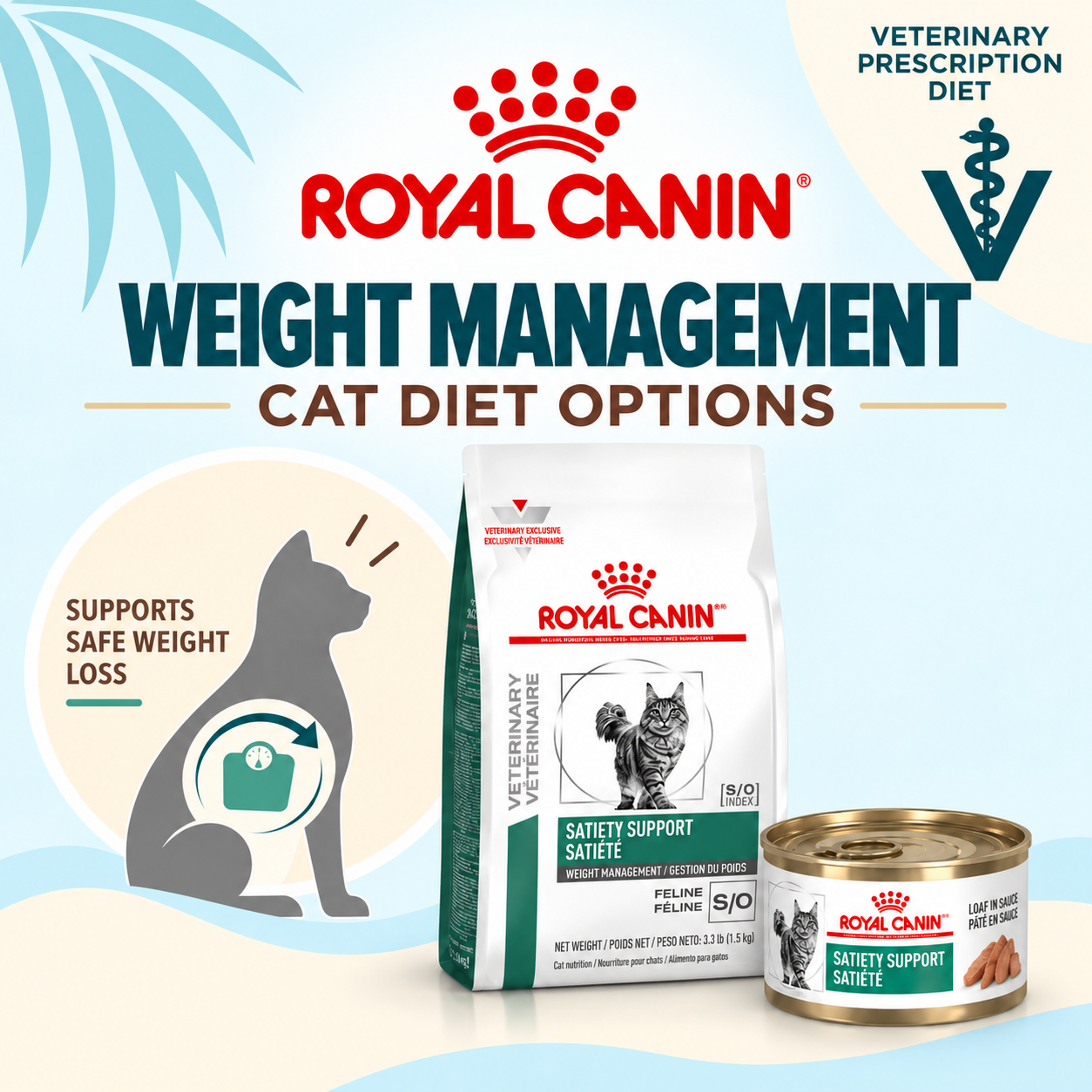 Royal Canin Satiety Support Weight Management prescription diet for cats