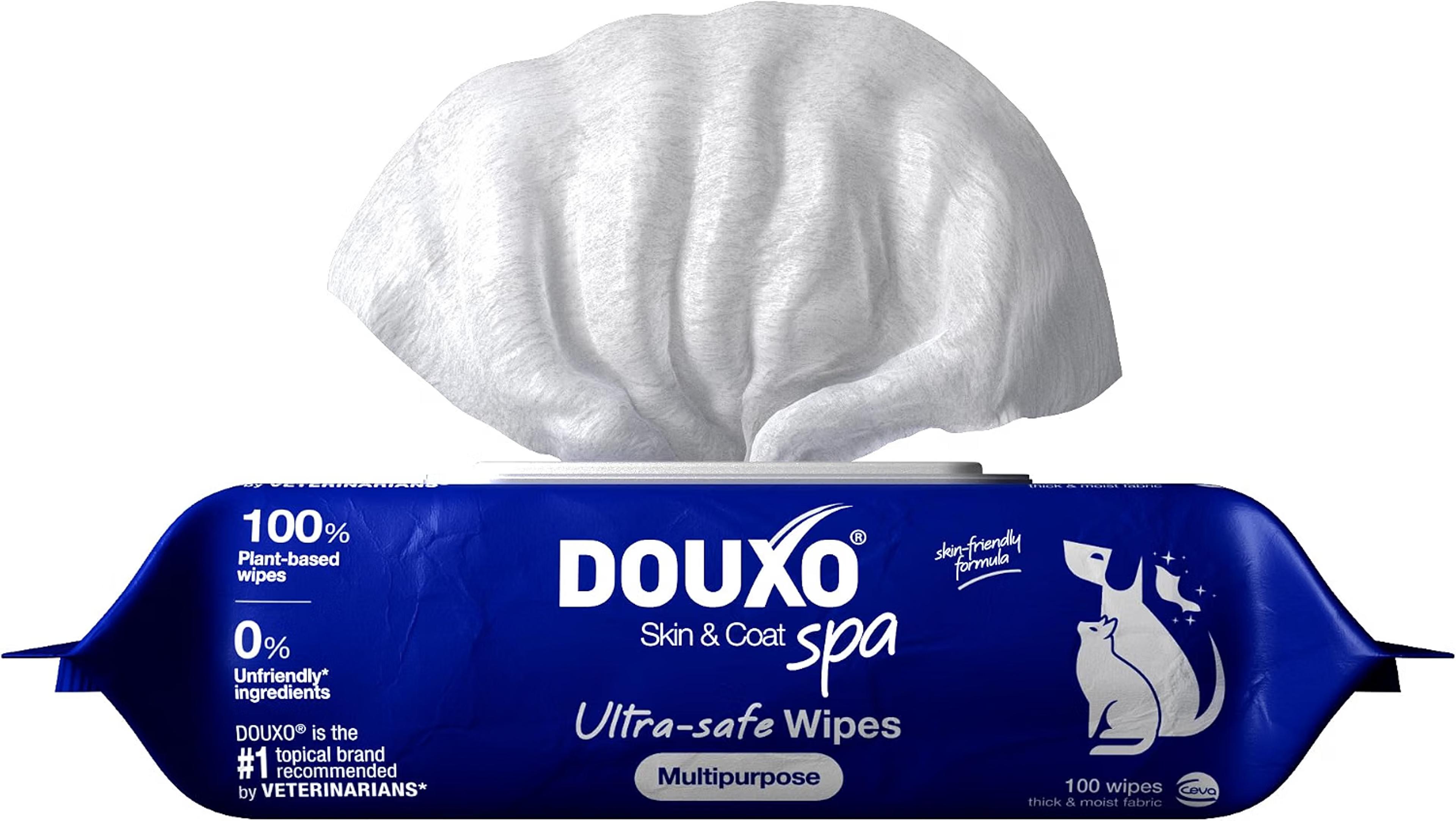 DOUXO SPA Skin & Coat multipurpose wipes for dogs and cats