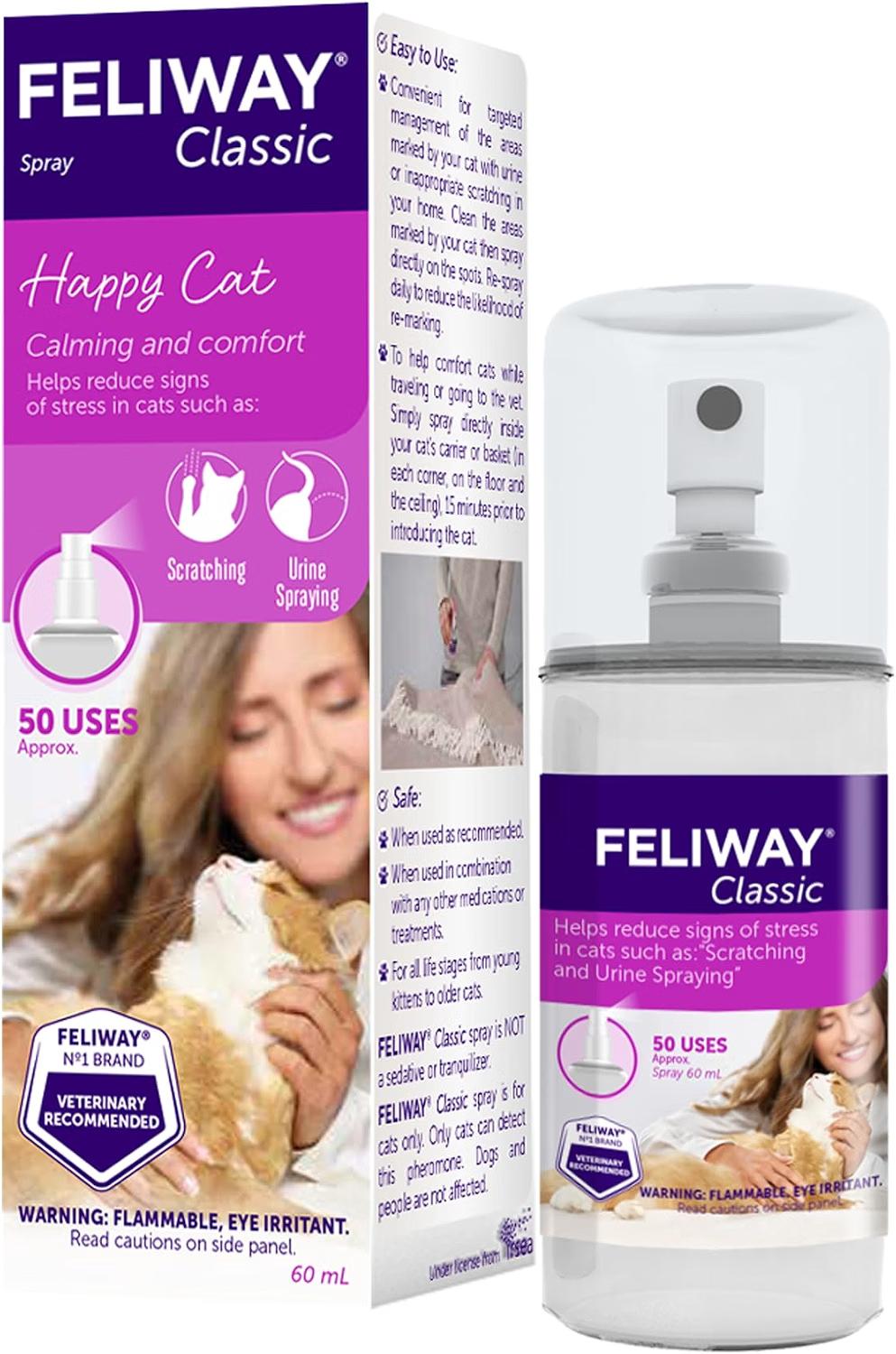 FELIWAY Classic calming pheromone spray for cats