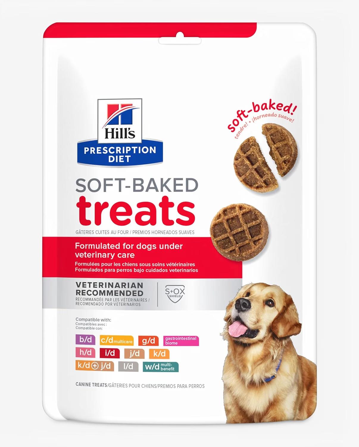Hill’s Prescription Diet soft-baked treats for dogs