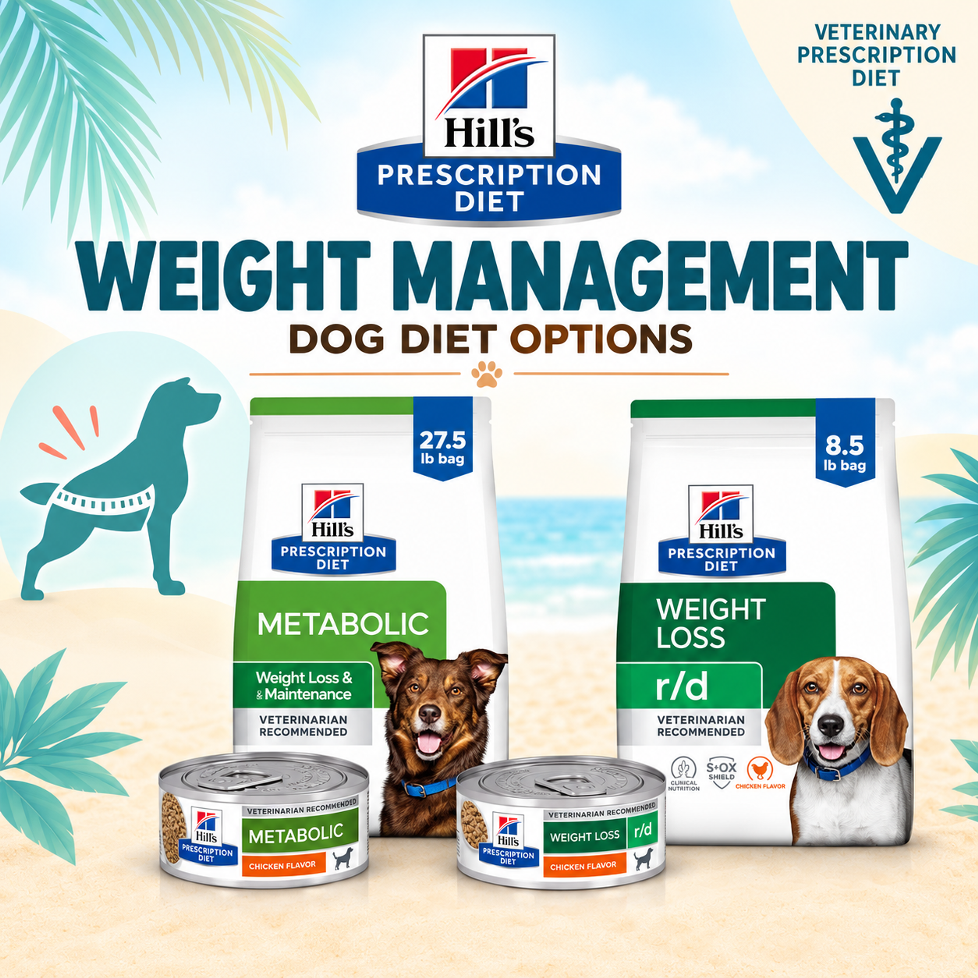 Hill’s Prescription Diet r/d weight management dog food