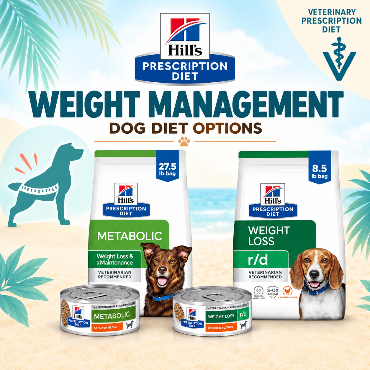 Hill’s Prescription Diet r/d weight management dog food