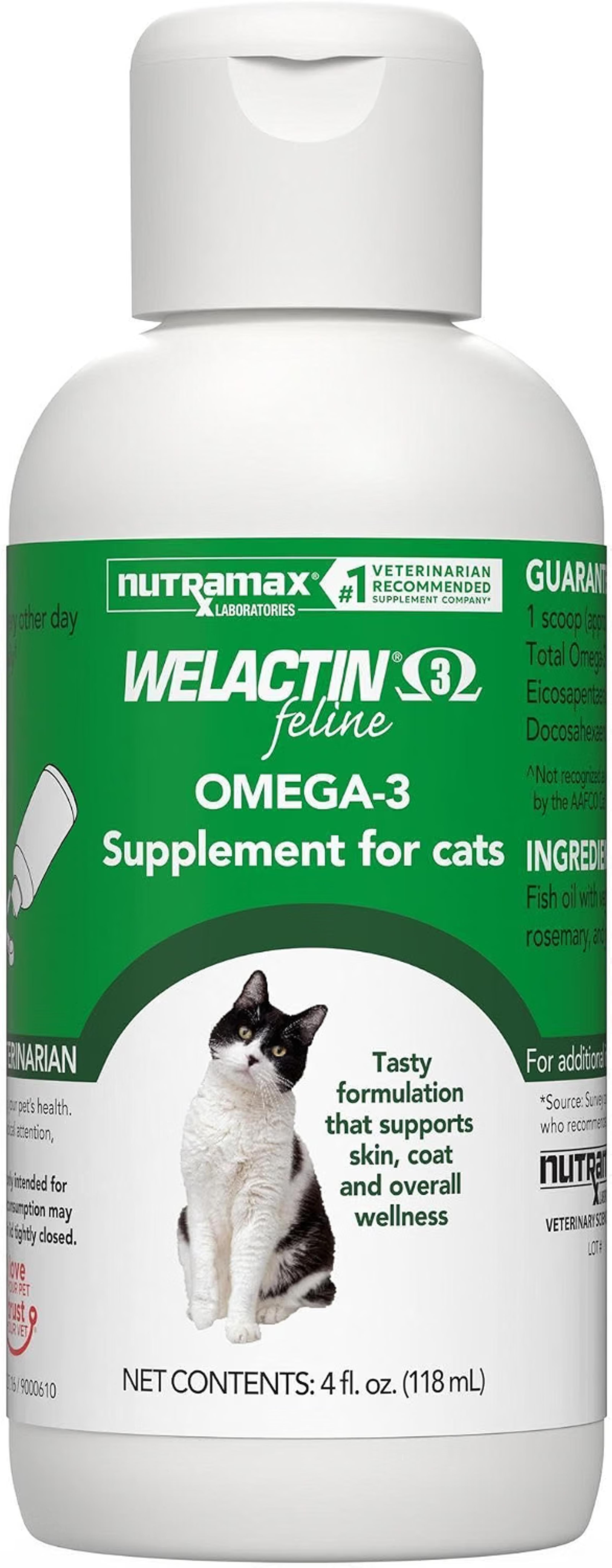 Nutramax Welactin Feline Omega-3 supplement for cats