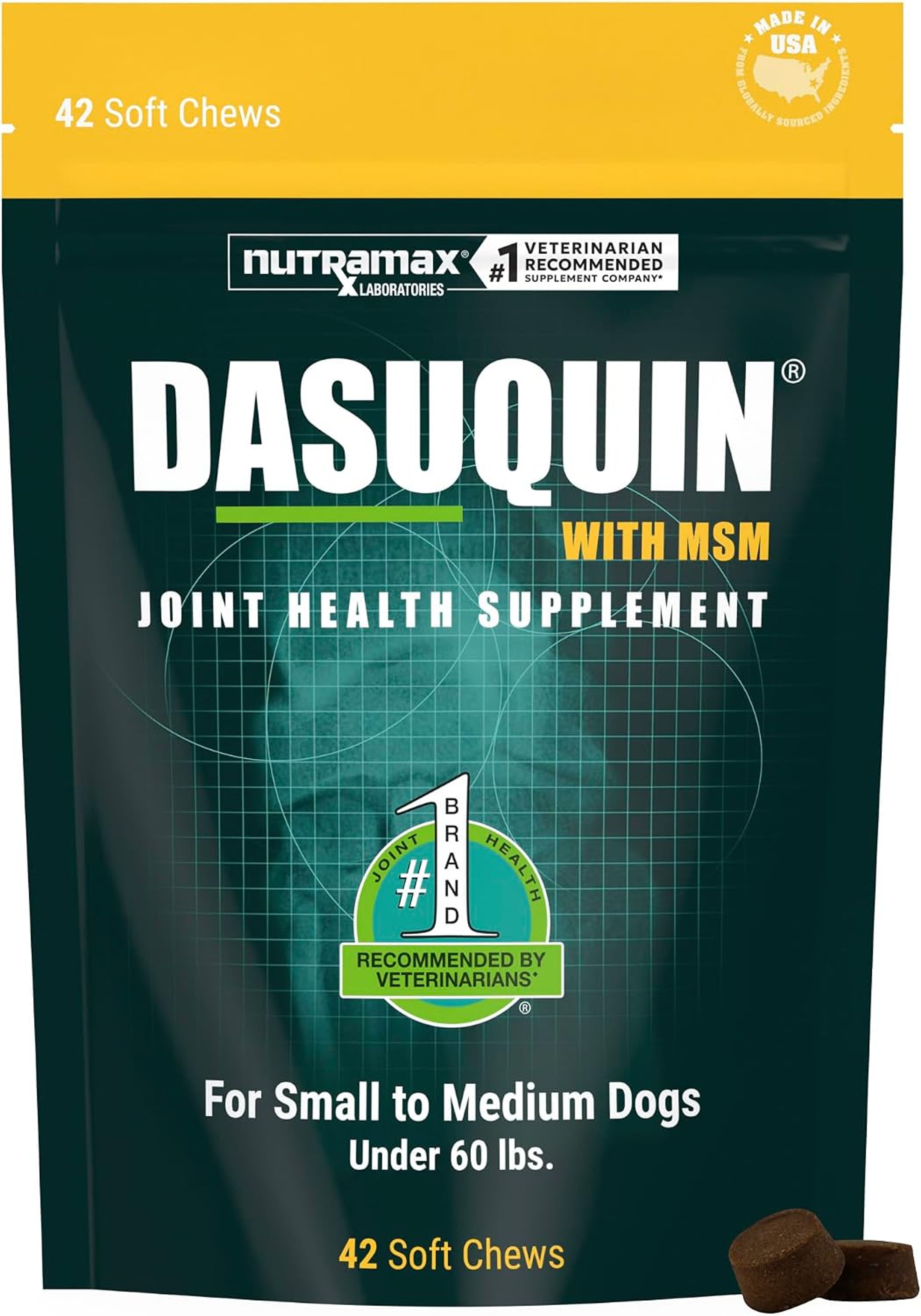 Dasuquin Soft Chews joint health supplement for dogs