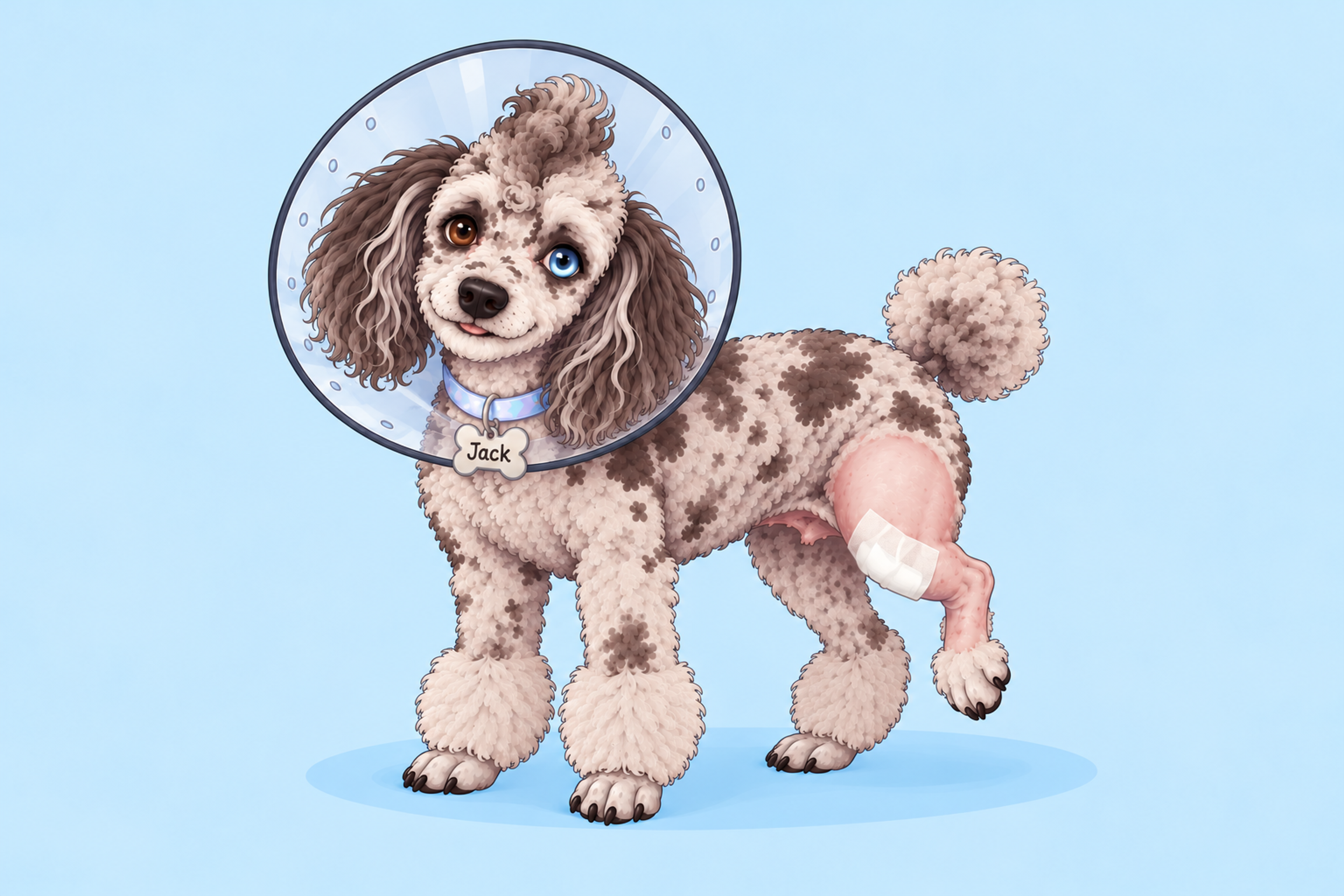 Perro TPLO Post-op