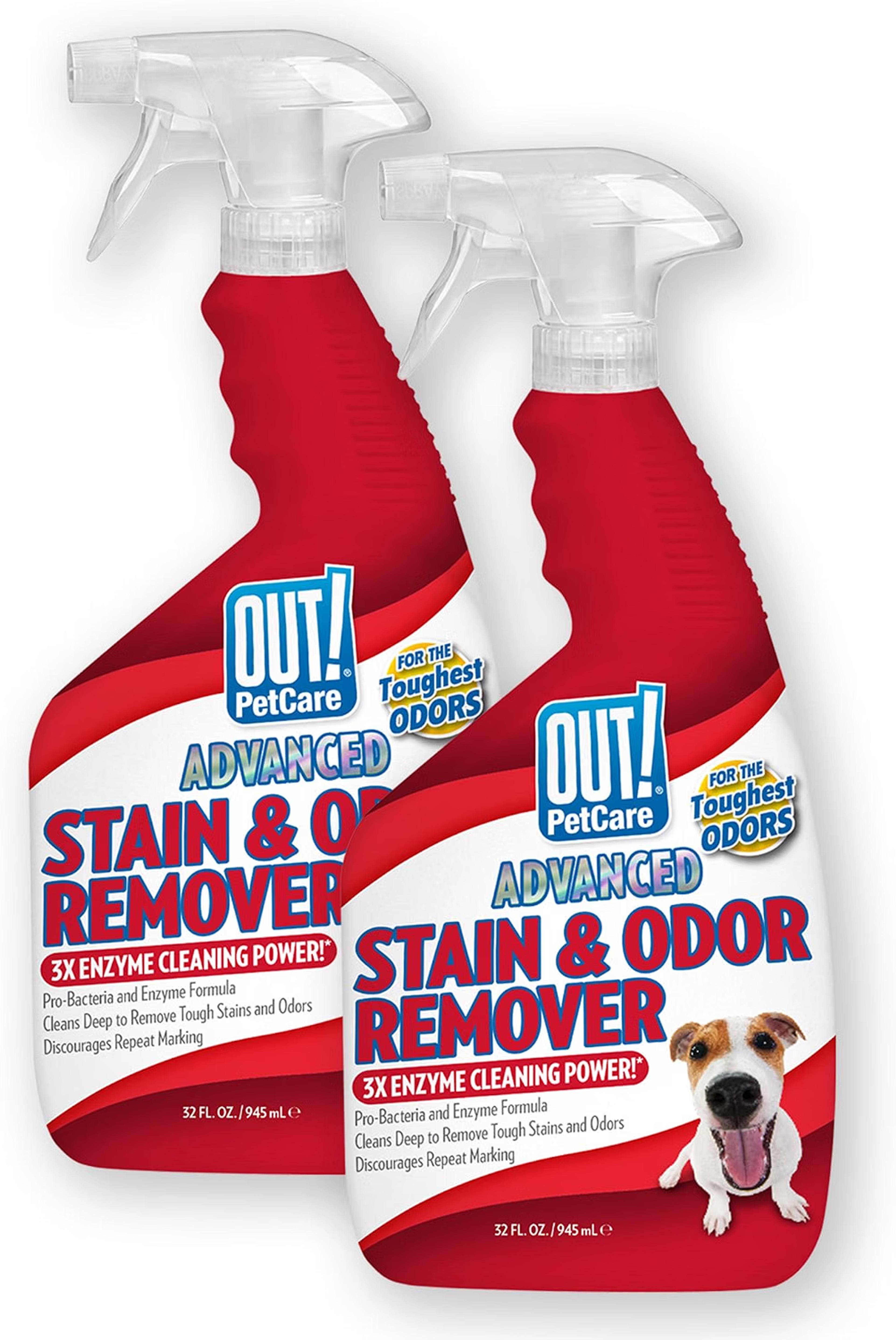 OUT! PetCare Advanced Pet Stain and Odor Remover for dogs and cats