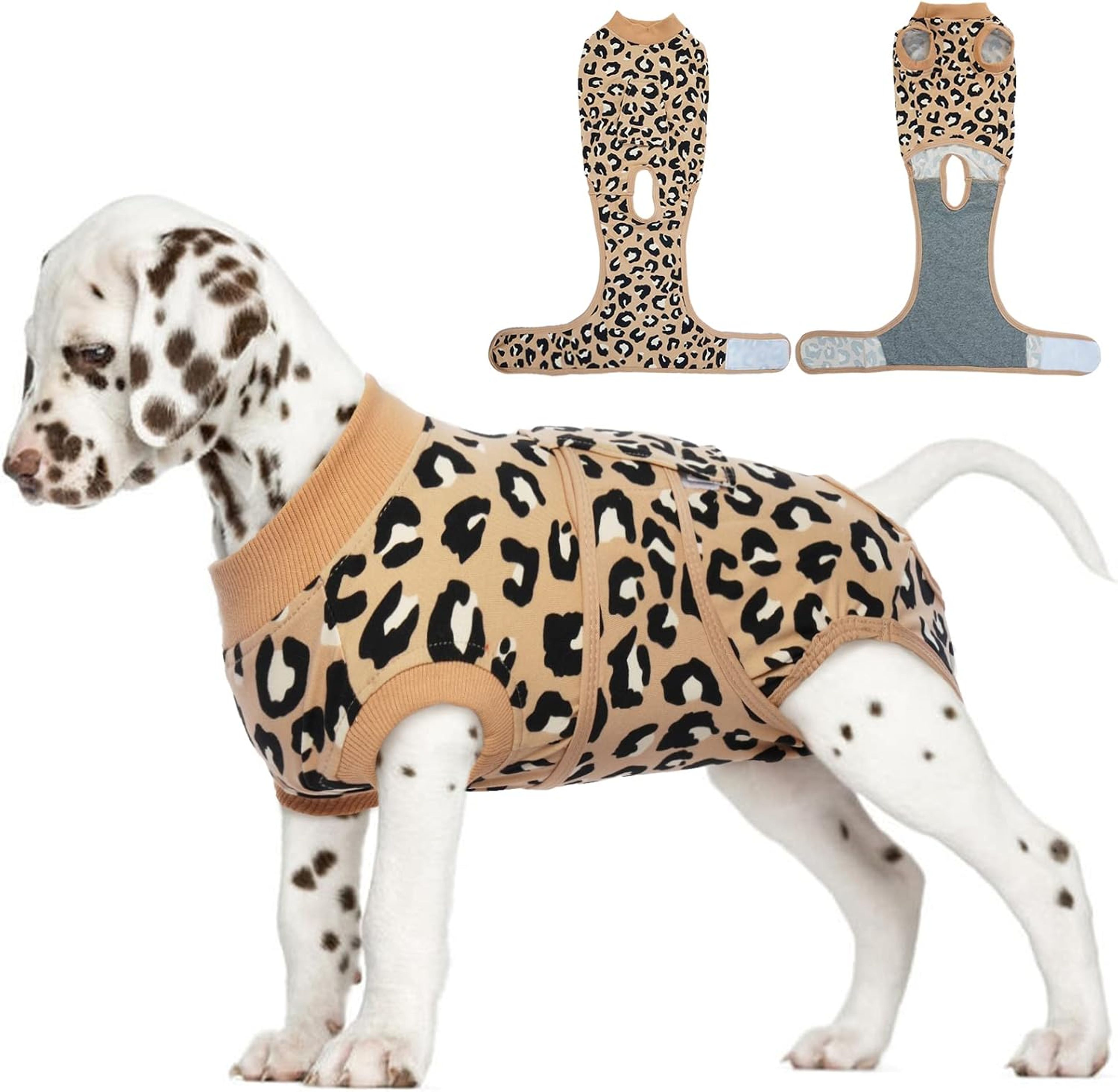FUAMEY soft breathable recovery suit for dogs after surgery
