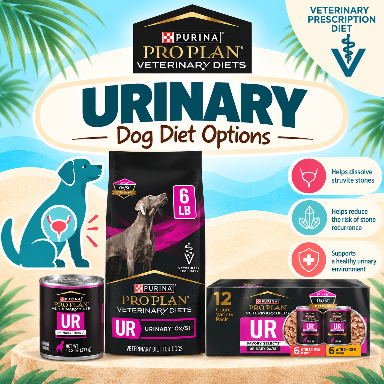 Purina Pro Plan Veterinary Diets UR Urinary St/Ox cat diet for urinary health