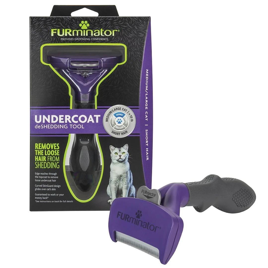 FURminator short-hair deShedding tool for large cats