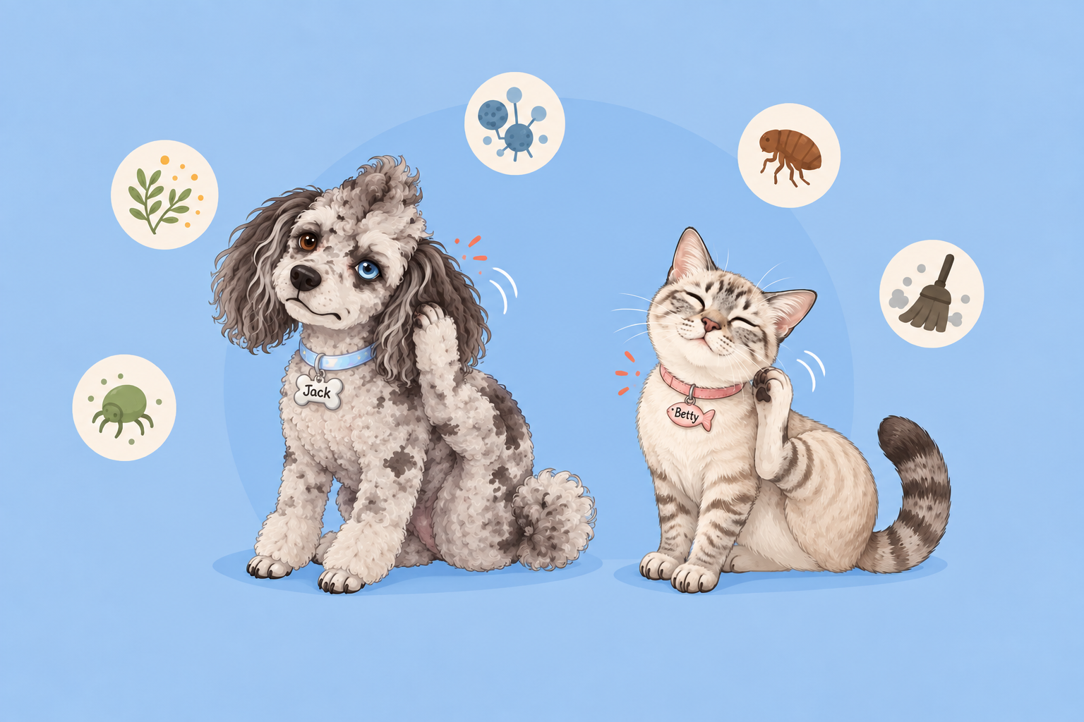 Itchy Dog & Cat