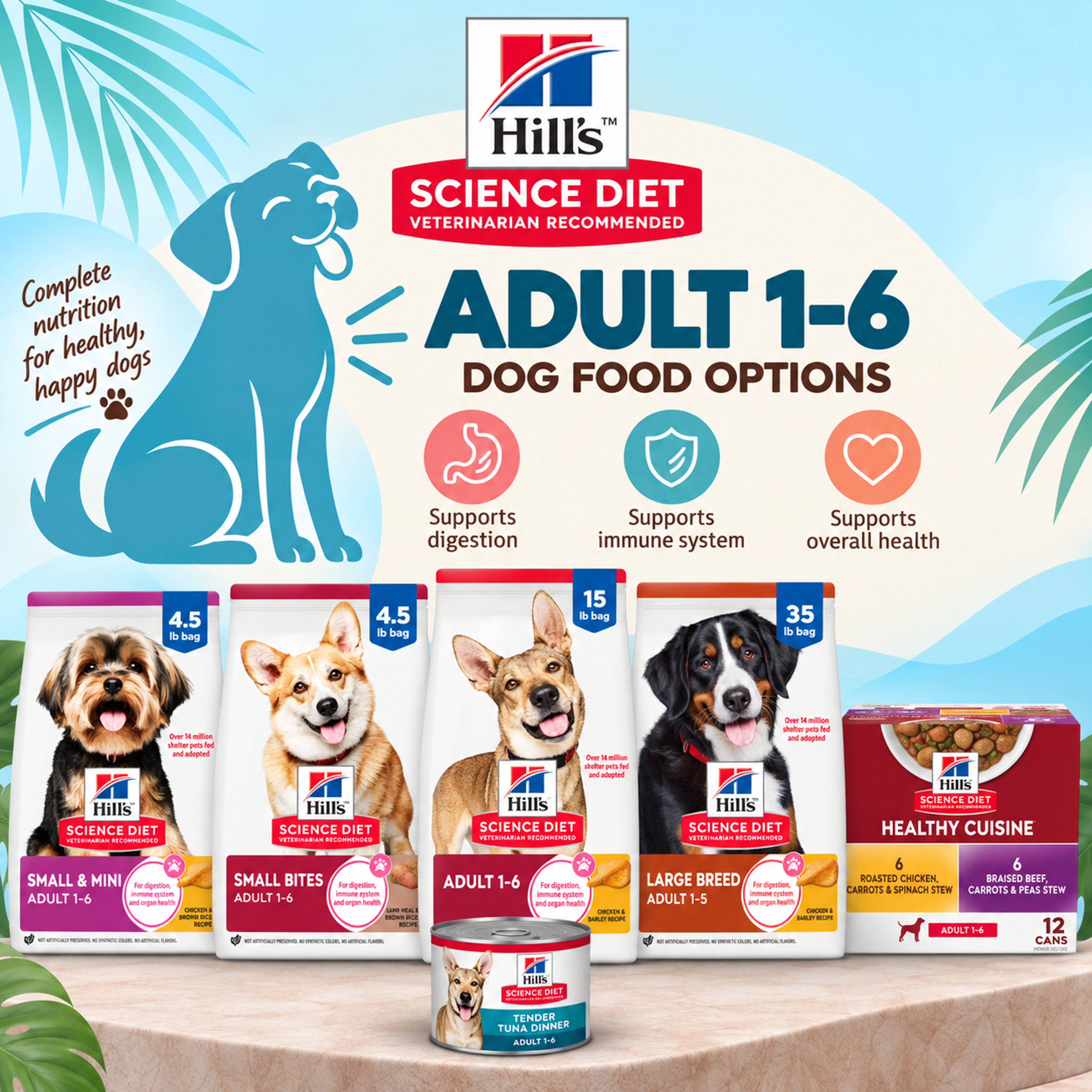 Hill’s Science Diet Adult dry dog food