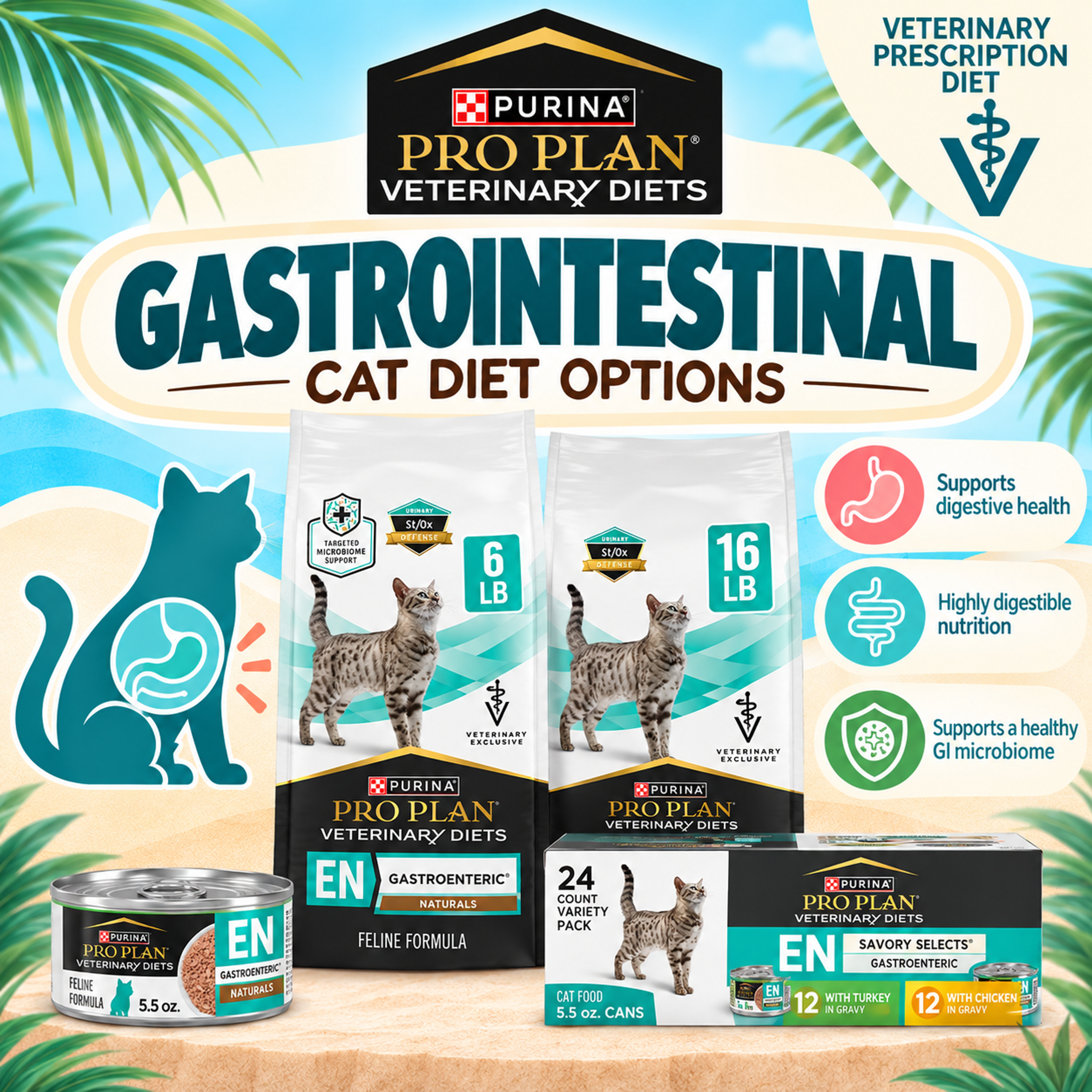 Purina Pro Plan Veterinary Diets EN Gastroenteric cat food