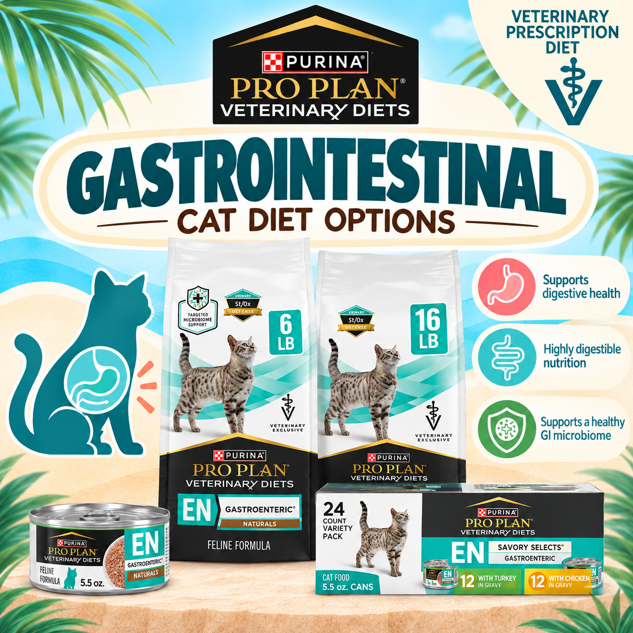 Purina Pro Plan Veterinary Diets EN Gastroenteric cat food