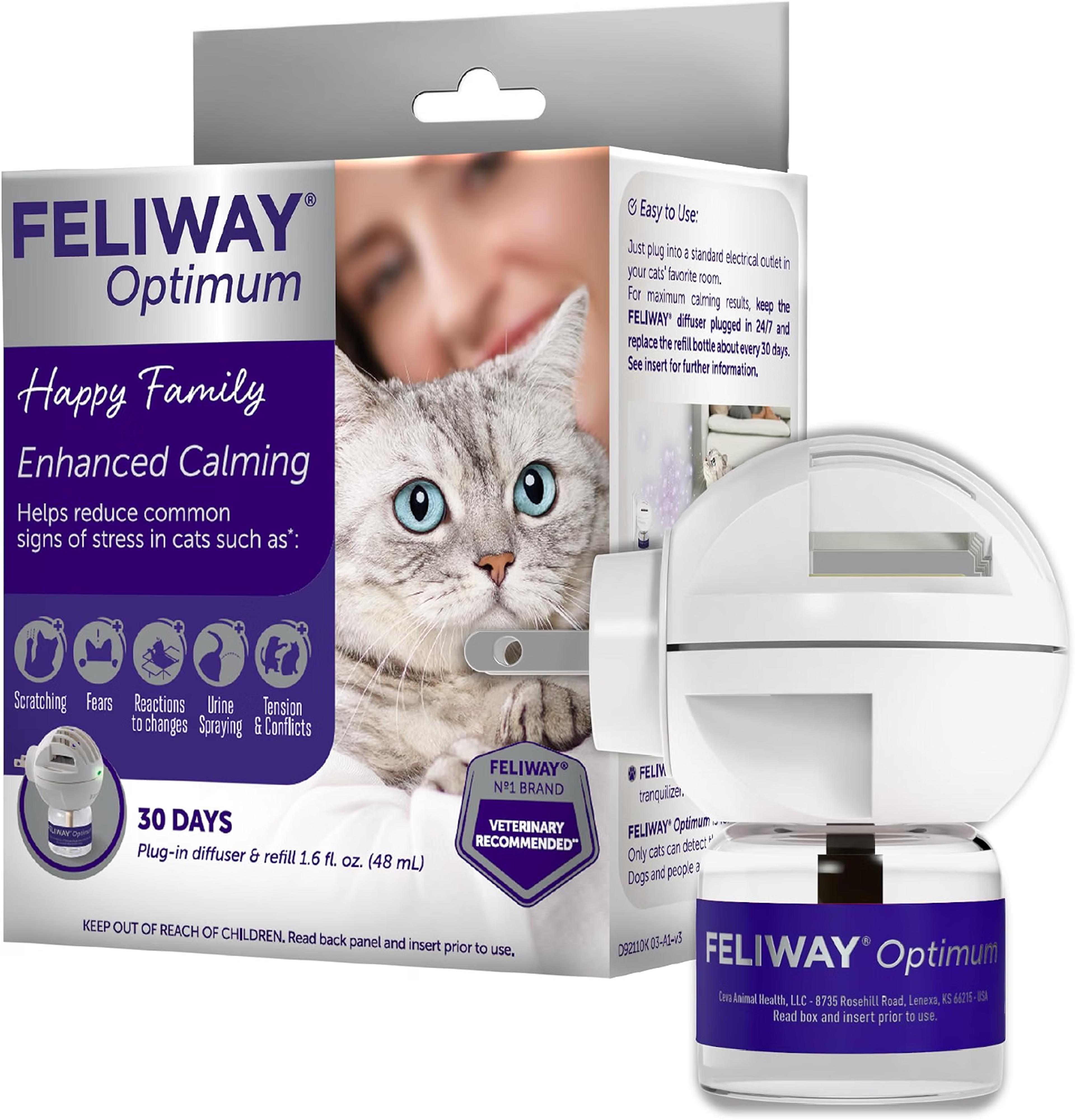 FELIWAY Optimum calming pheromone diffuser for cats