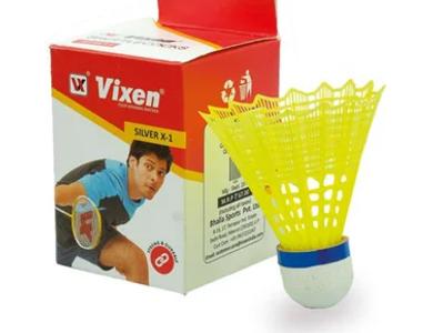 Silver X-1 Nylon Shuttlecock 