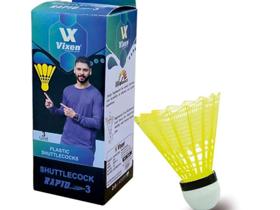 Rapid 3 Plastic Shuttlecock