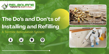 Termite reticulation system installation