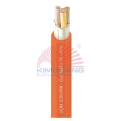 Cáp điện lực hạ thế chậm cháy CXV/FRT - 0.6/1kV - TCVN 5939/ IEC60502-1, IEC60332-3 CAT C (3 lõi, ruột đồng, cách điện XLPE, vỏ bọc PVC-FRT)