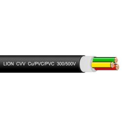 Cáp điện lực hạ thế CVV - 300/500V - TCVN 6610-4 (3 lõi, ruột đồng, cách điện PVC, vỏ bọc PVC)