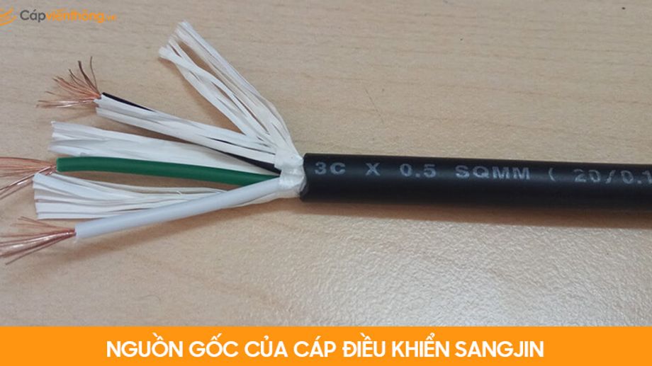 Nguồn gốc cáp điều khiển Sangjin