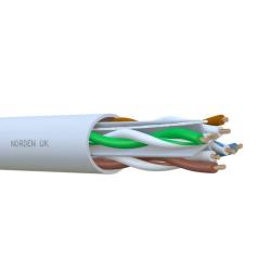 Category 6 U/UTP 4 Pair 24 AWG Cable 100% cu