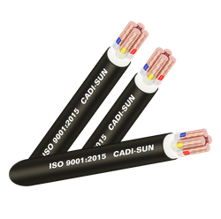 Cáp đồng 4 ruột bọc cách điện XLPE, bọc vỏ PVC (TCVN 5935-1/ IEC 60502-1, Cu/XLPE/PVC, 0.6/1kV)