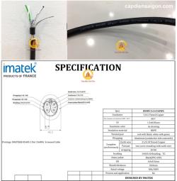 Cáp RS485 2 pair Imatek