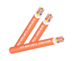 Cáp chậm cháy, 4 lõi (1 lõi trung tính nhỏ hơn), bọc vỏ PVC (IEC 60502-1/IEC 60332, Cu/XLPE/Fr-PVC, 0.6/1kV)