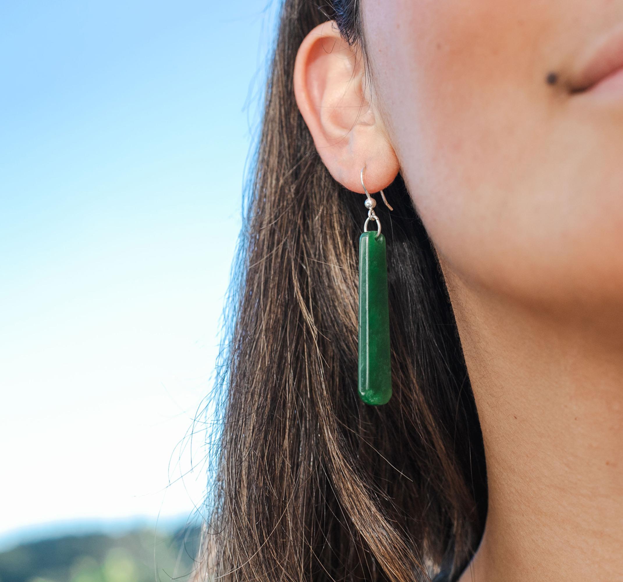 Pounamu Earrings