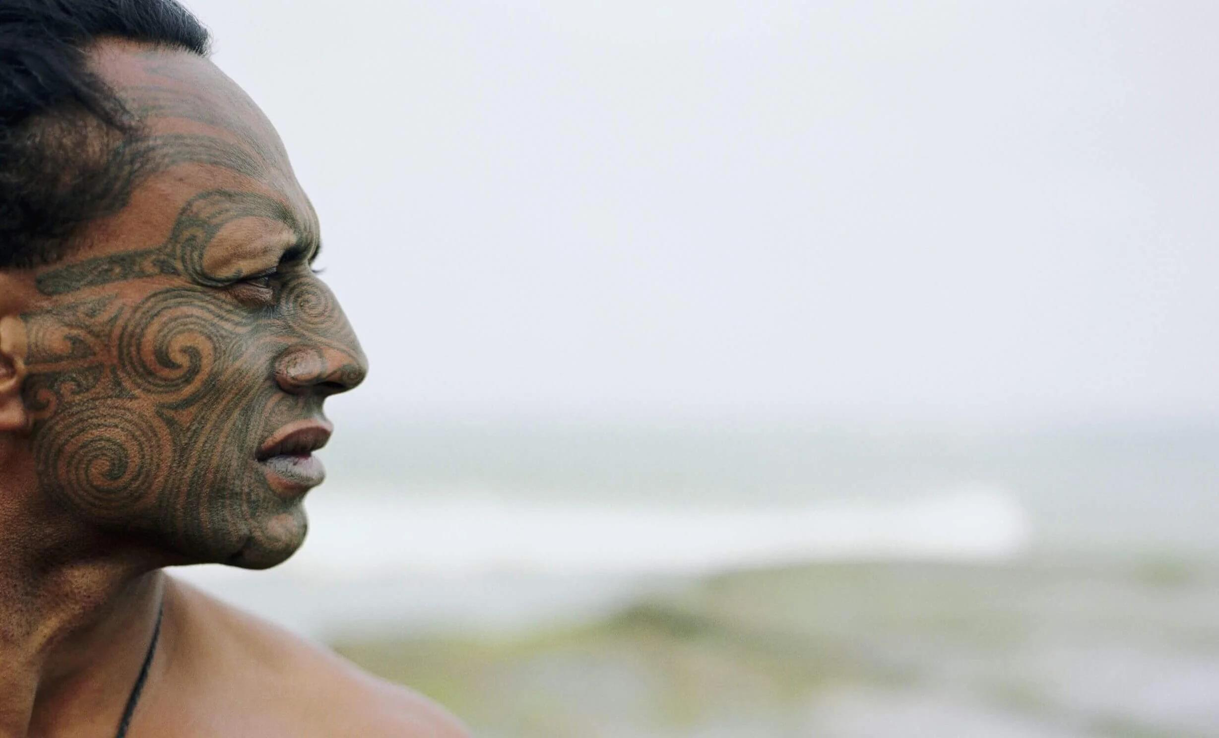 maori tattoo face design