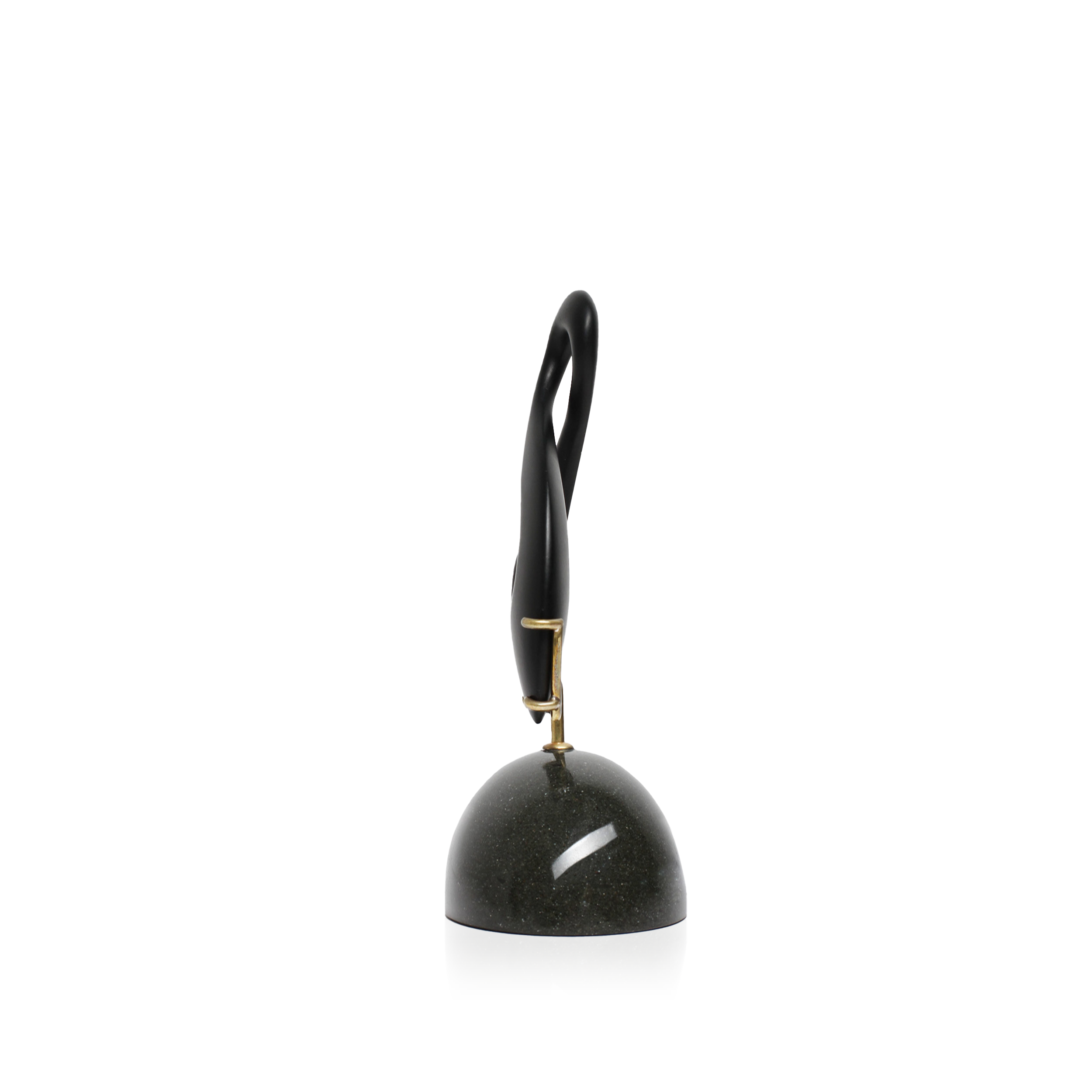 Australian Black Jade Twist Sculpture (H-JSSC1980BL-1)