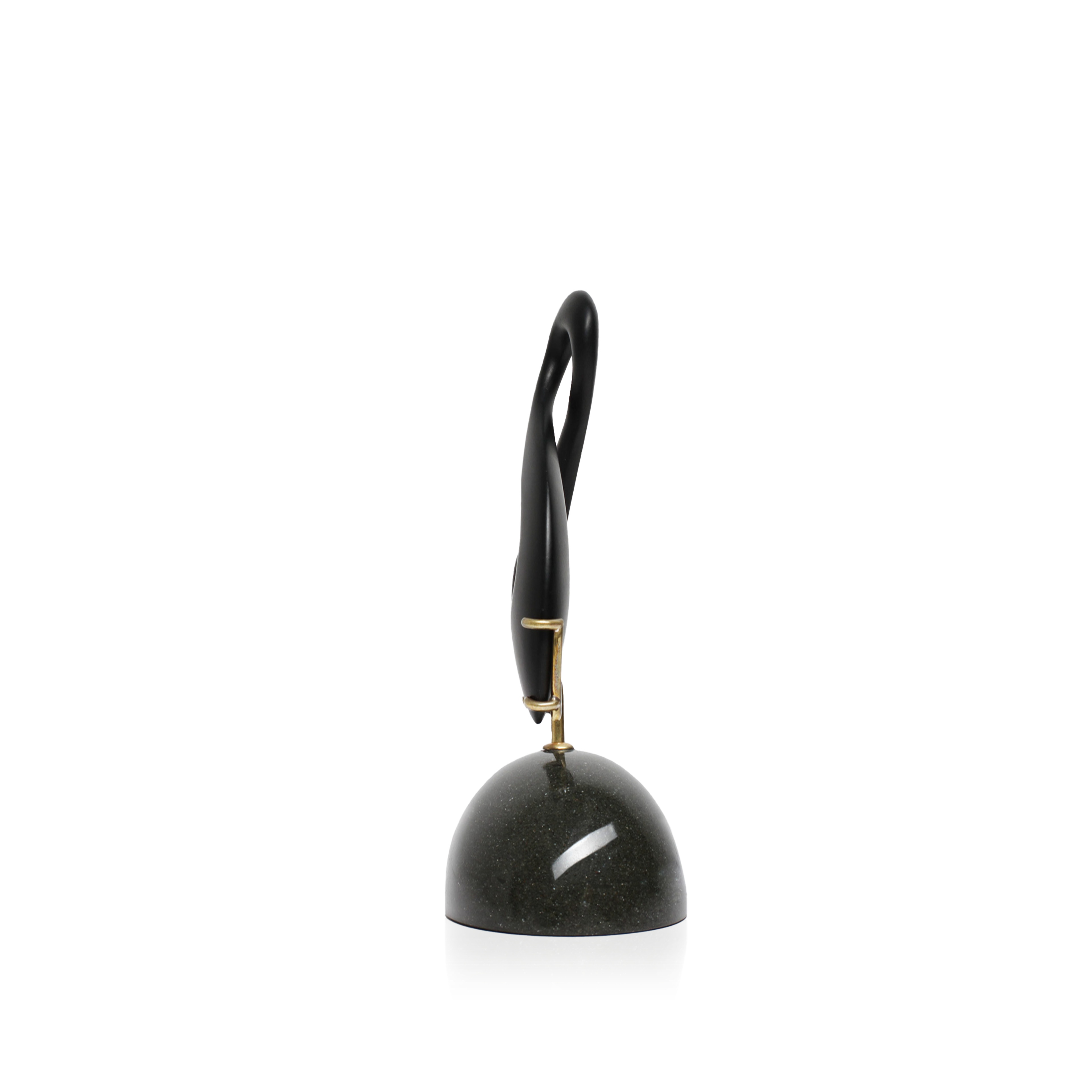 Australian Black Jade Twist Sculpture (H-JSSC1980BL-1)