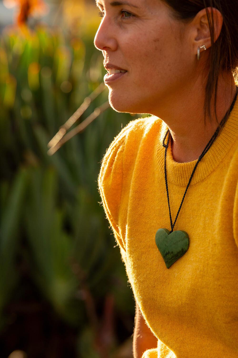 Pounamu Heart Design