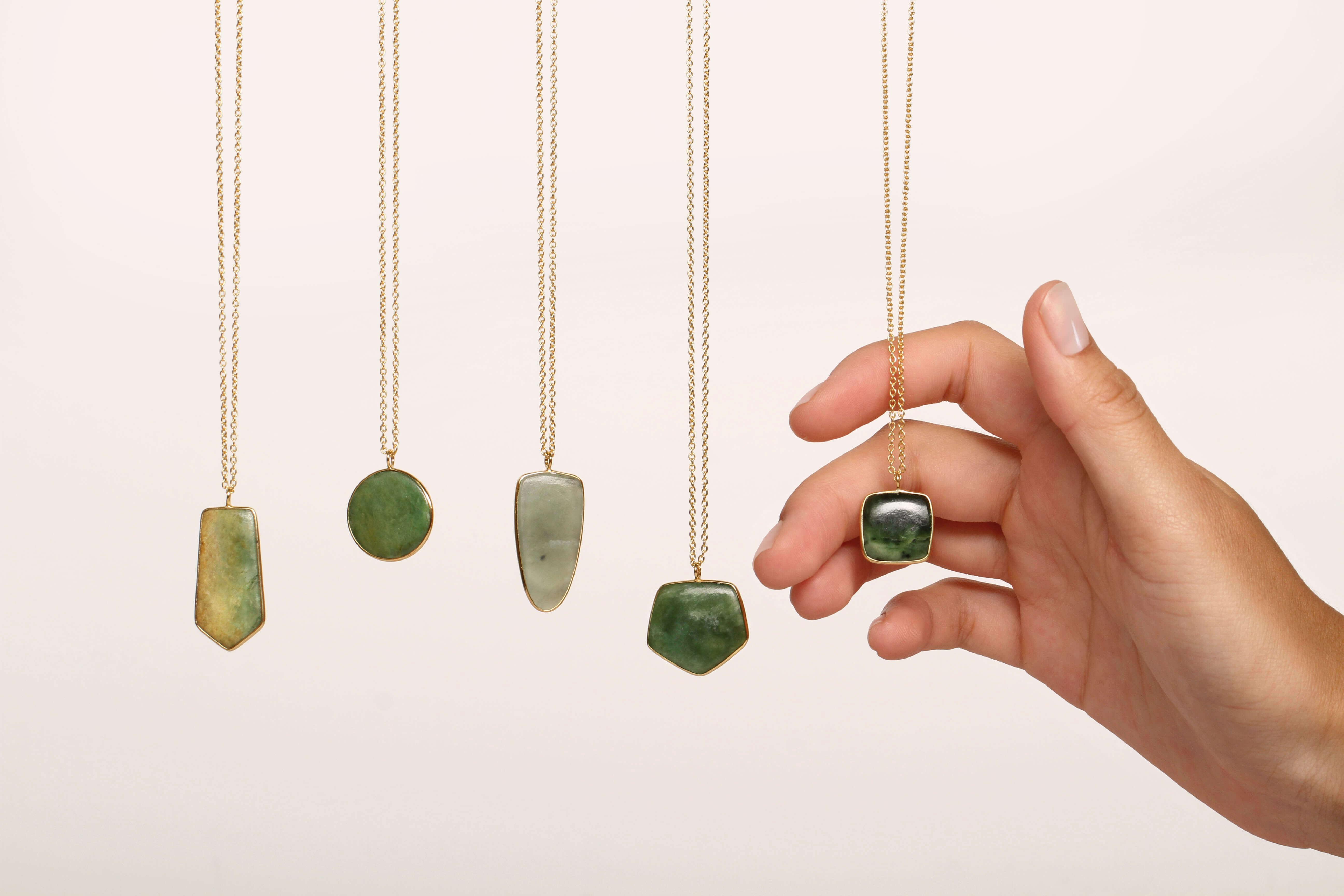 Gold Plated and Silver Pounamu Jewellery