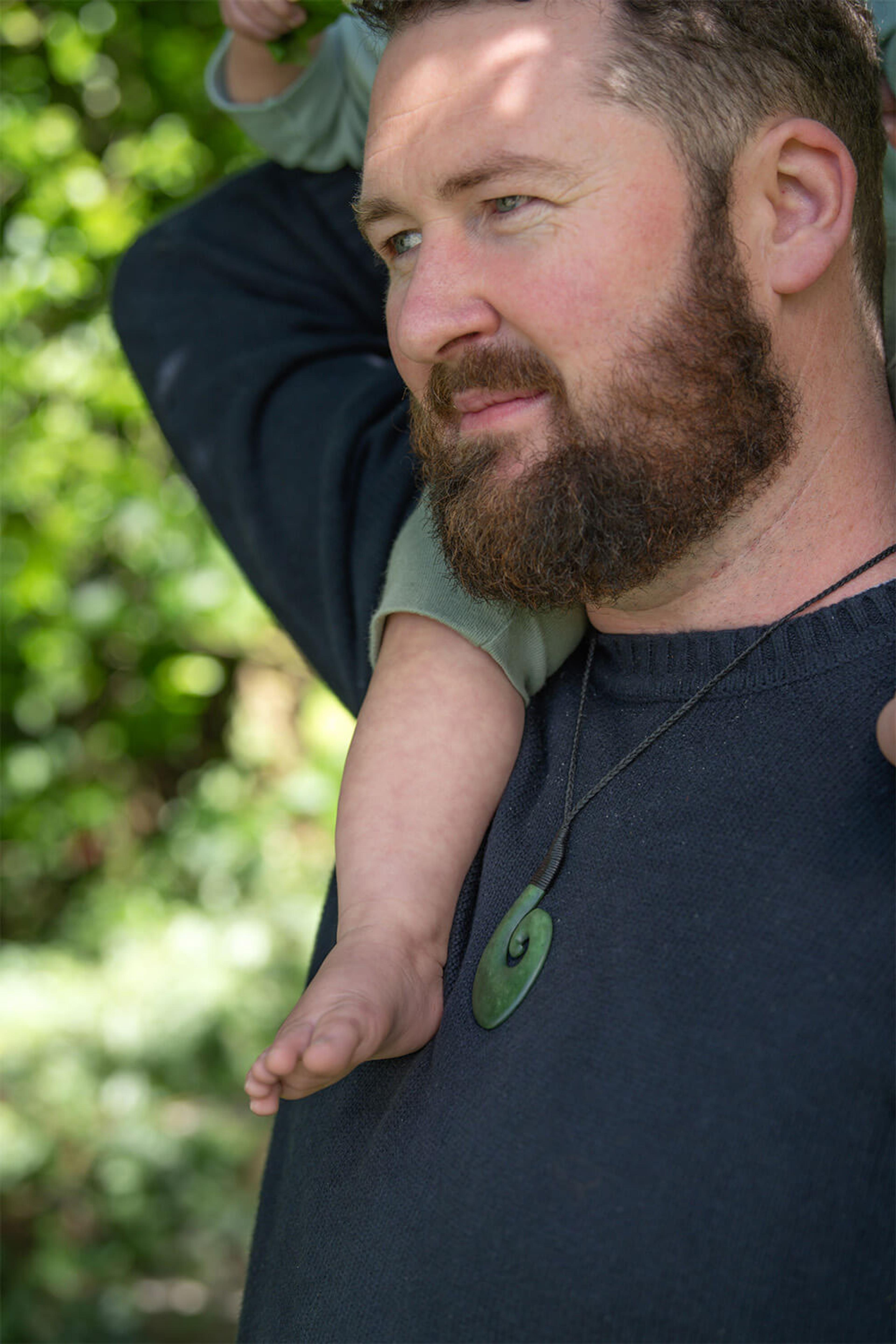 The Hei Matau signifying protection