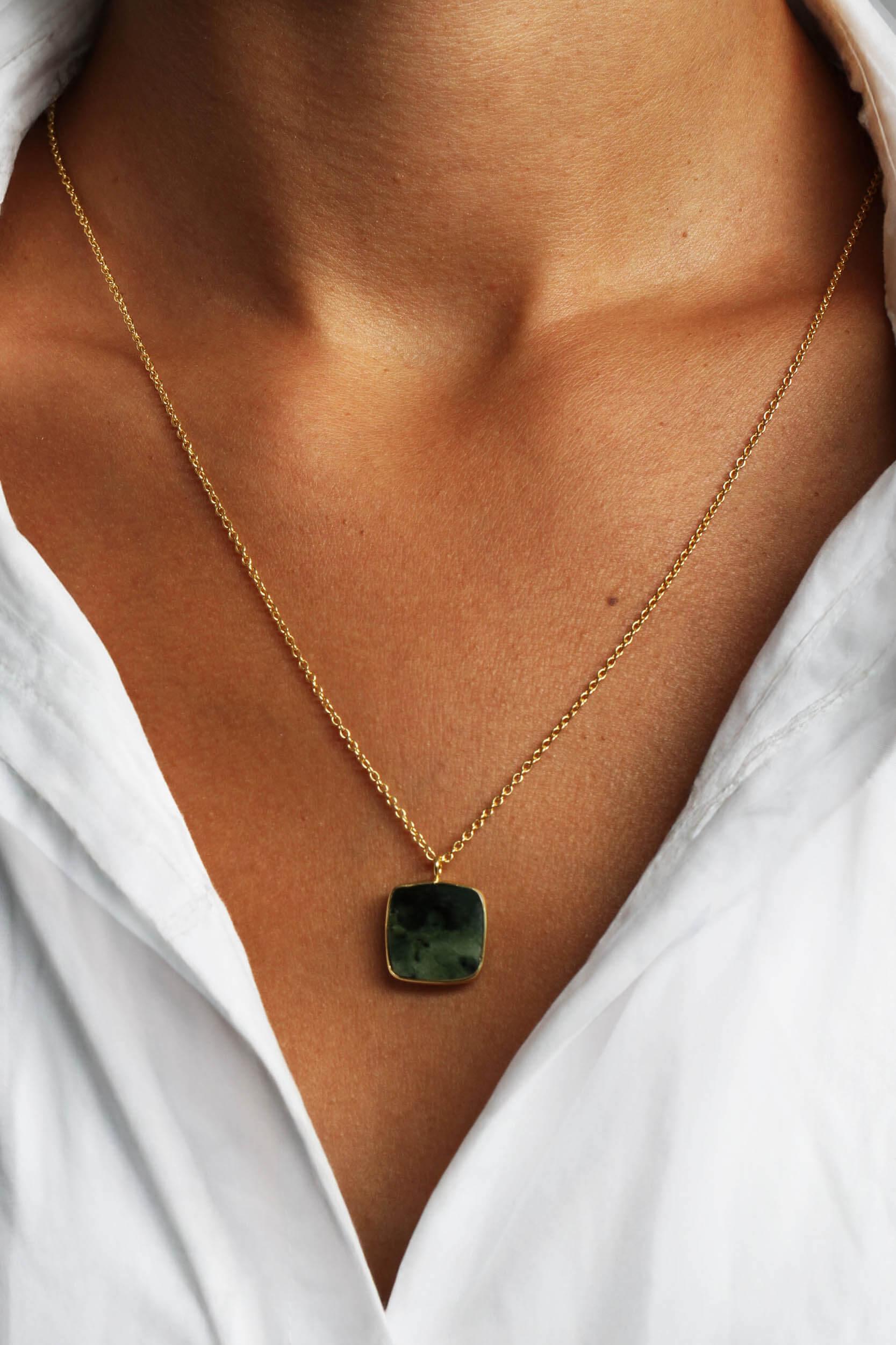 Found & Formed Gold Plated Pounamu Jewellery