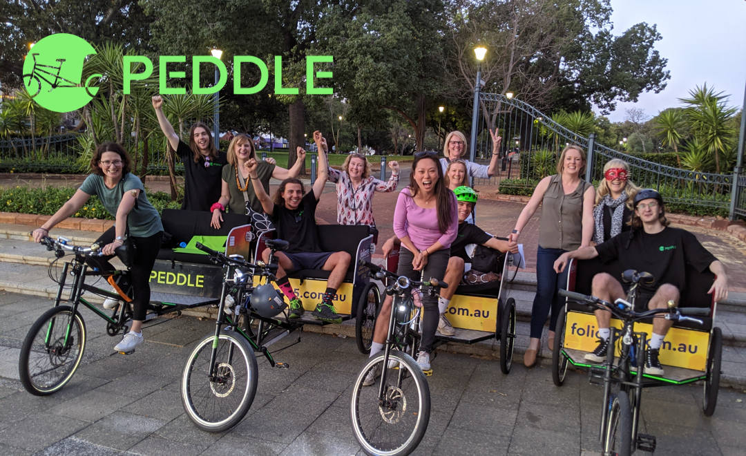 15% OFF PEDDLE PERTH RICKSHAW TOURS Background