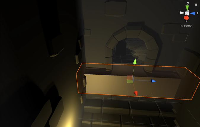Unity screenshot of putting triggers for subtitle scripts and sound effects
