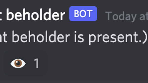 A discord bot that secretly watches you