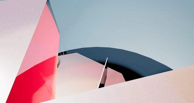 Hinting the existence of another level with colored point lights (1)