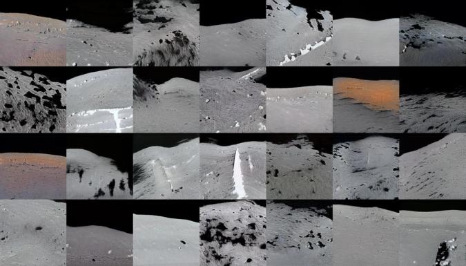 Images from artificial lunar landscapes dataset