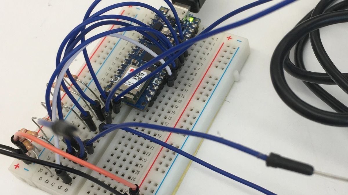 Arduino capacitive sensors with a bunch of cables