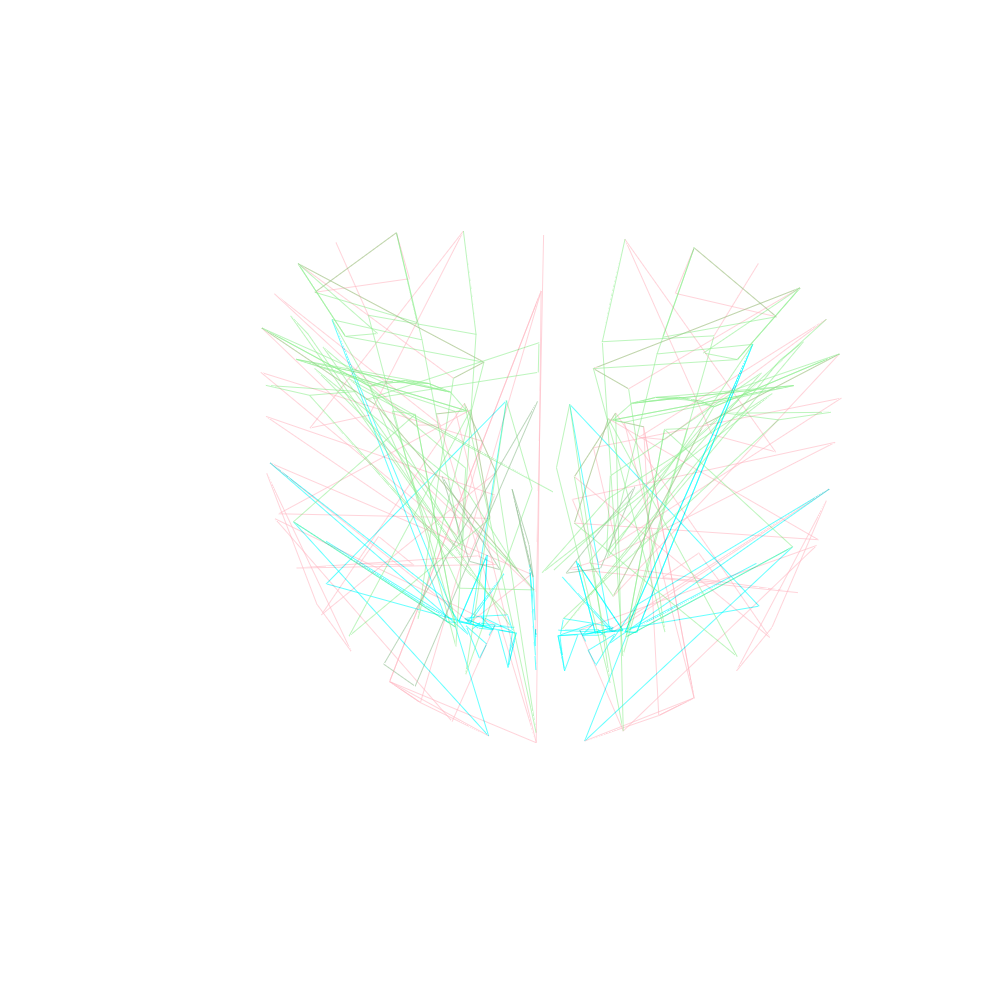 p5js face sketches using ml5 facemesh API