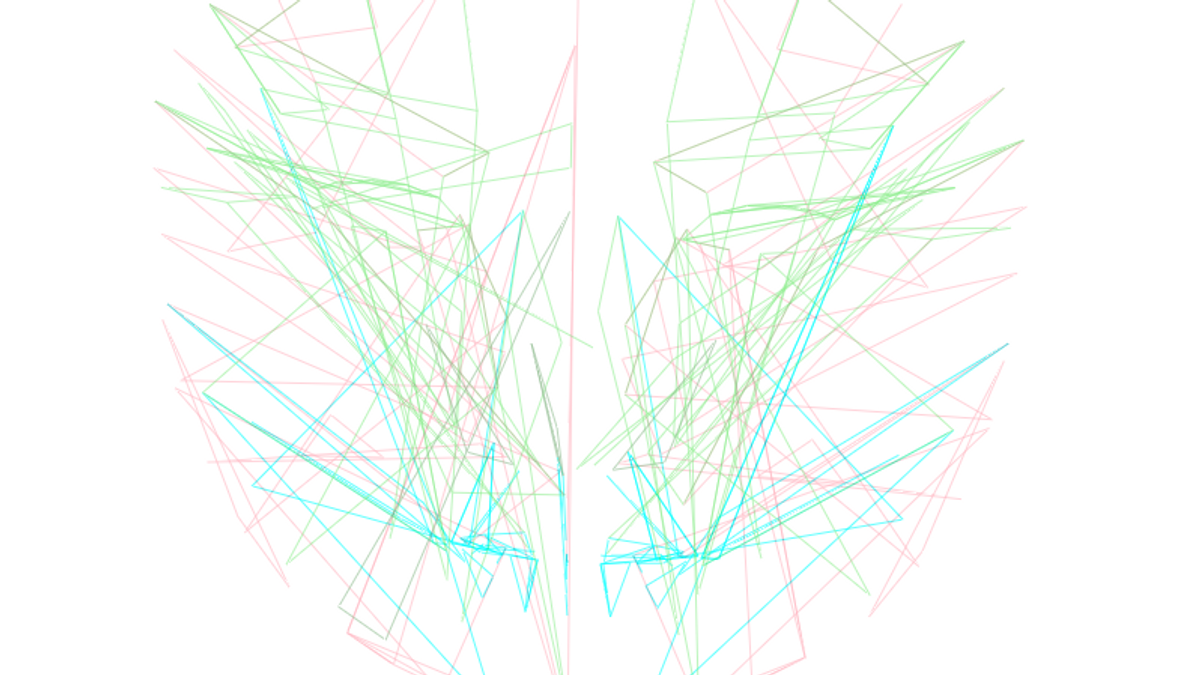 p5js face sketches using ml5 facemesh API